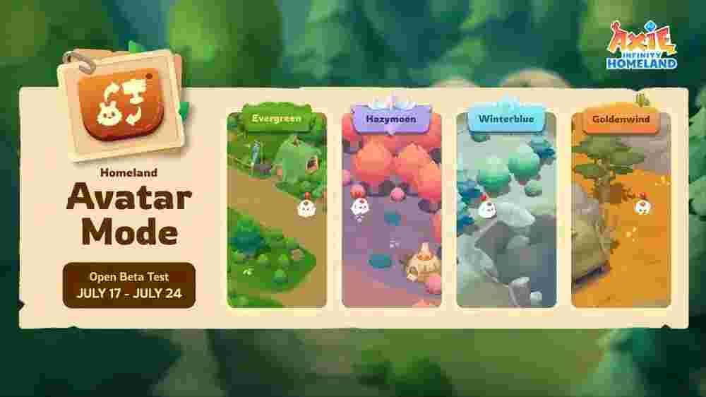 New Avatar Homeland Mode Unveiled in Axie Infinity for Gamers