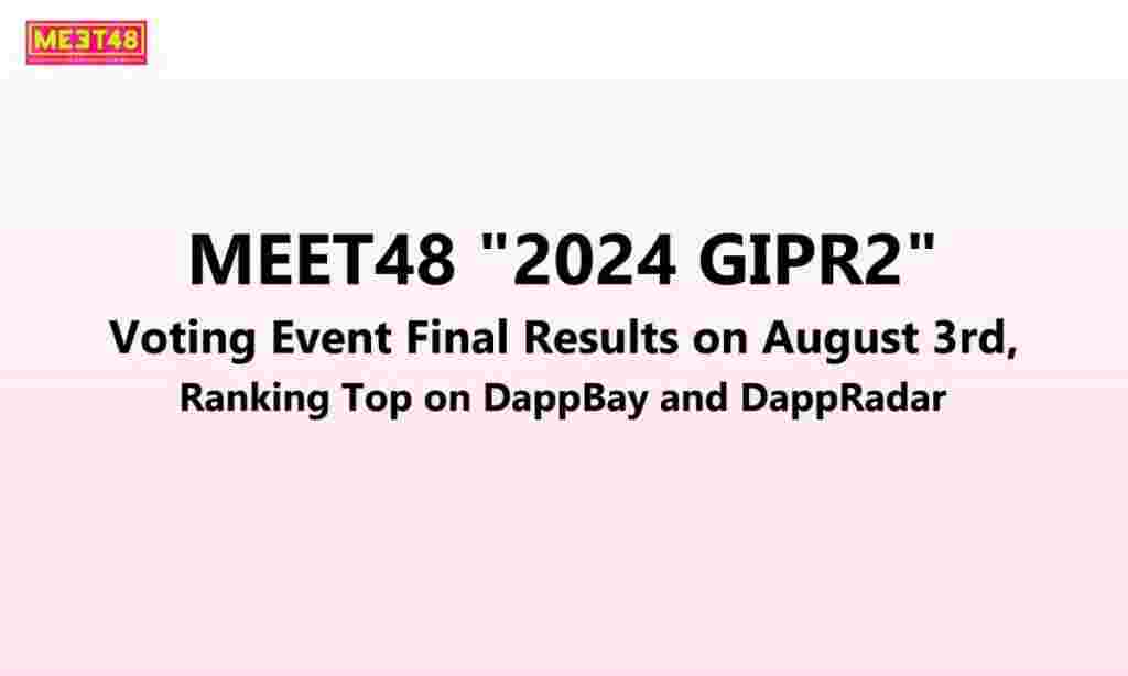 August 3rd: 2024 GIPR2 Event Tops Charts in Crypto Gaming Votes