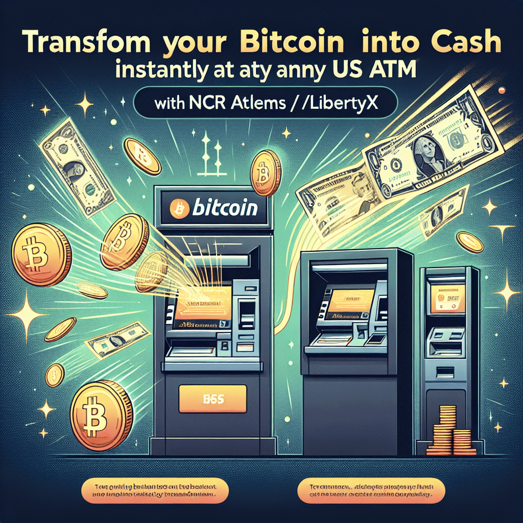 Transform Your Bitcoin into Cash Instantly at Any US ATM with NCR Atleos/LibertyX