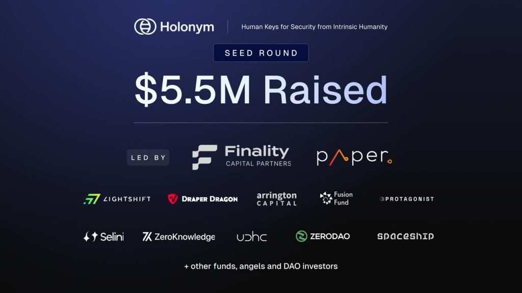 Holonym Revolutionizes Identity: Securing Your Digital Existence with $5.5M Boost