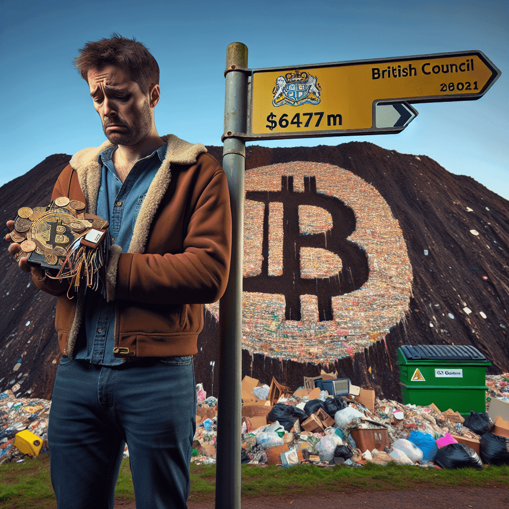 Man sues British council for $647M over lost Bitcoin in landfill