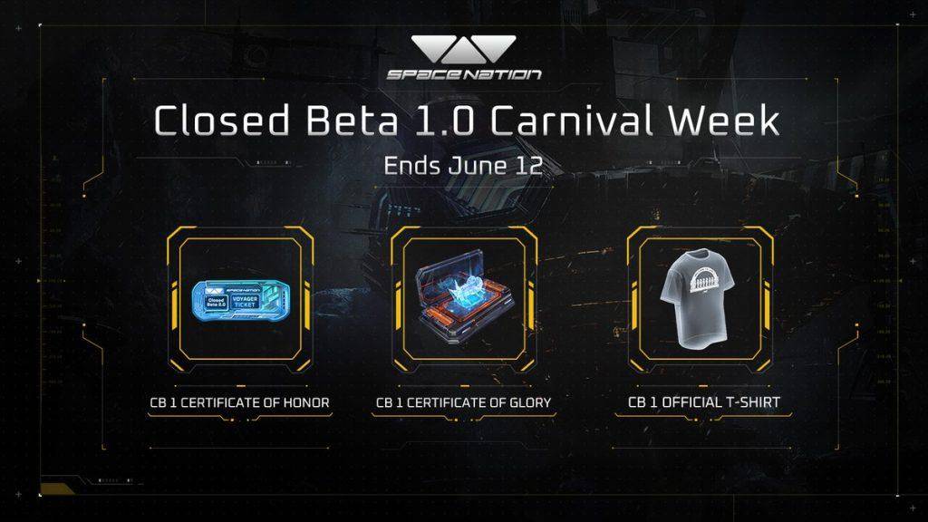 Space Nation Closed Beta Carnival: Challenges, Rewards and NFTs!
