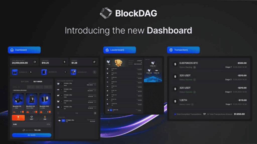 BlockDAG Dashboard Unveils Key Investors Amid Stellar Recovery & Bright HBR Outlook