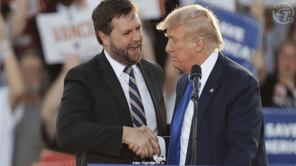Donald Trump Names J.D. Vance, a Crypto Supporter, as Vice Presidential Pick