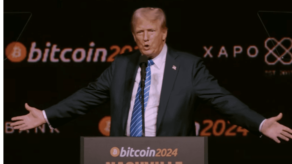 Trump Predicts Bitcoin to Outshine Gold in Nashville 2024 Event