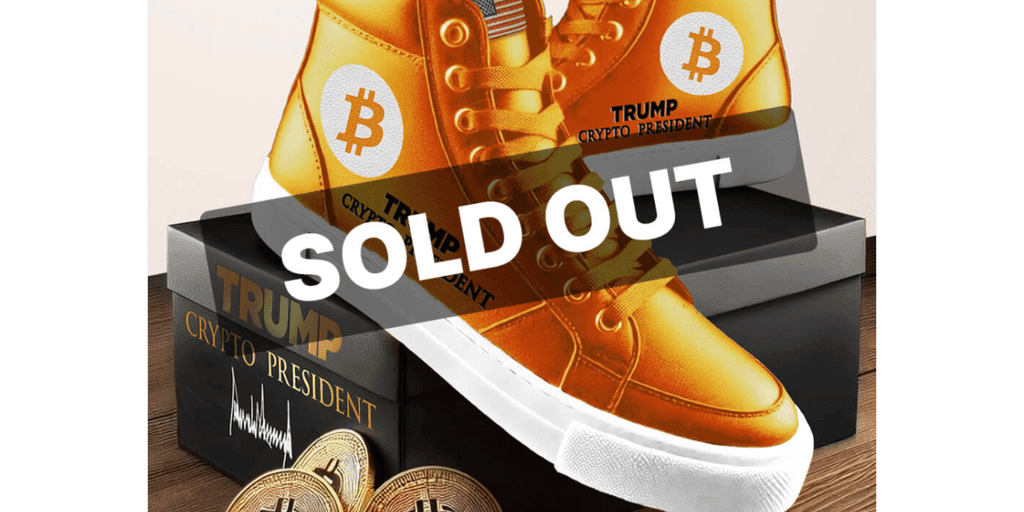 Trump's Crypto Kicks Fly Off Shelves - Fetching $2500 on eBay Instantly