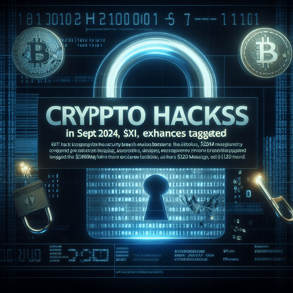 Crypto Hacks in Sept 2024 Top $120M, Exchanges Targeted