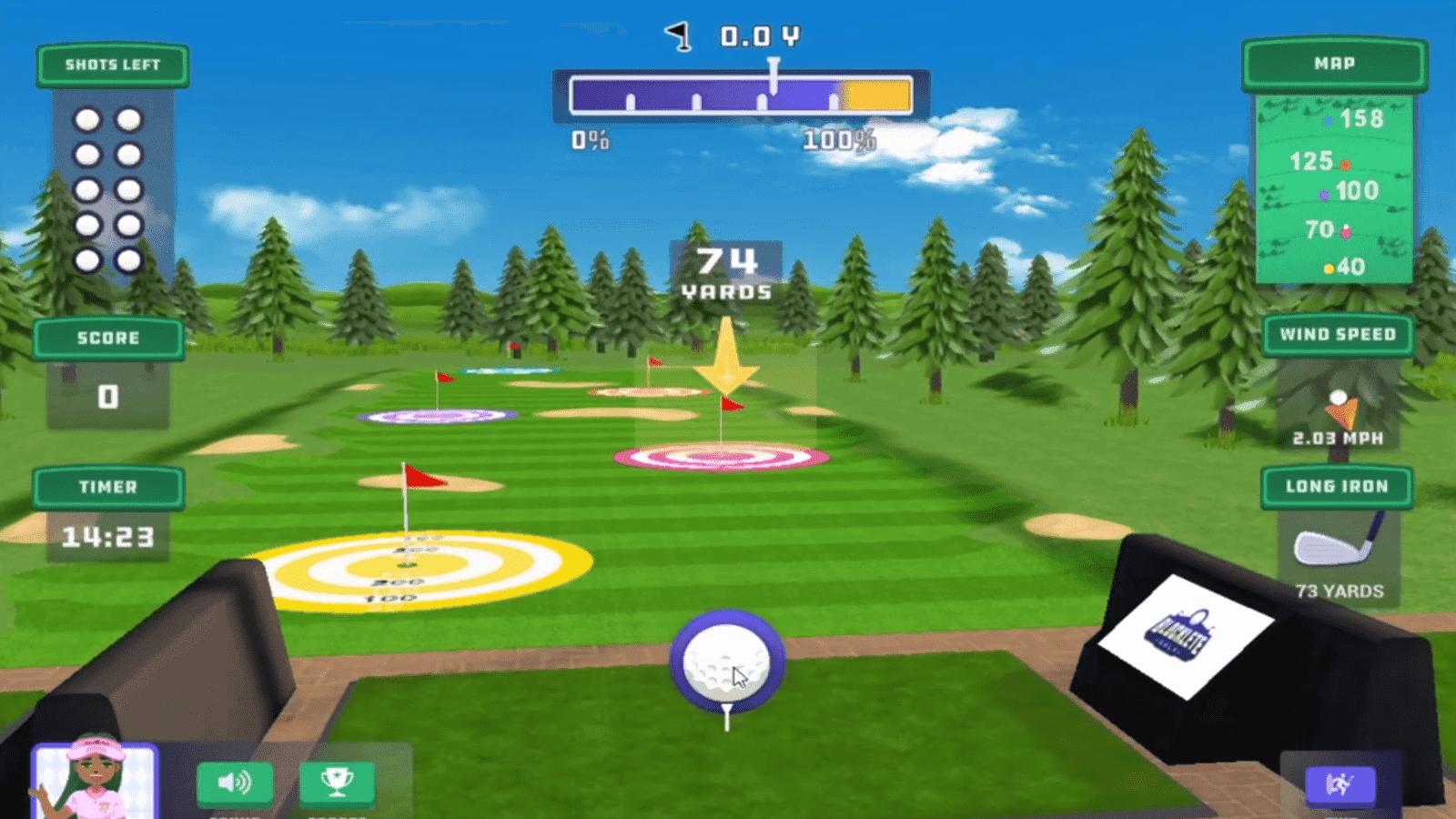 Blocklete Golf - Game Review - Play Games image 2