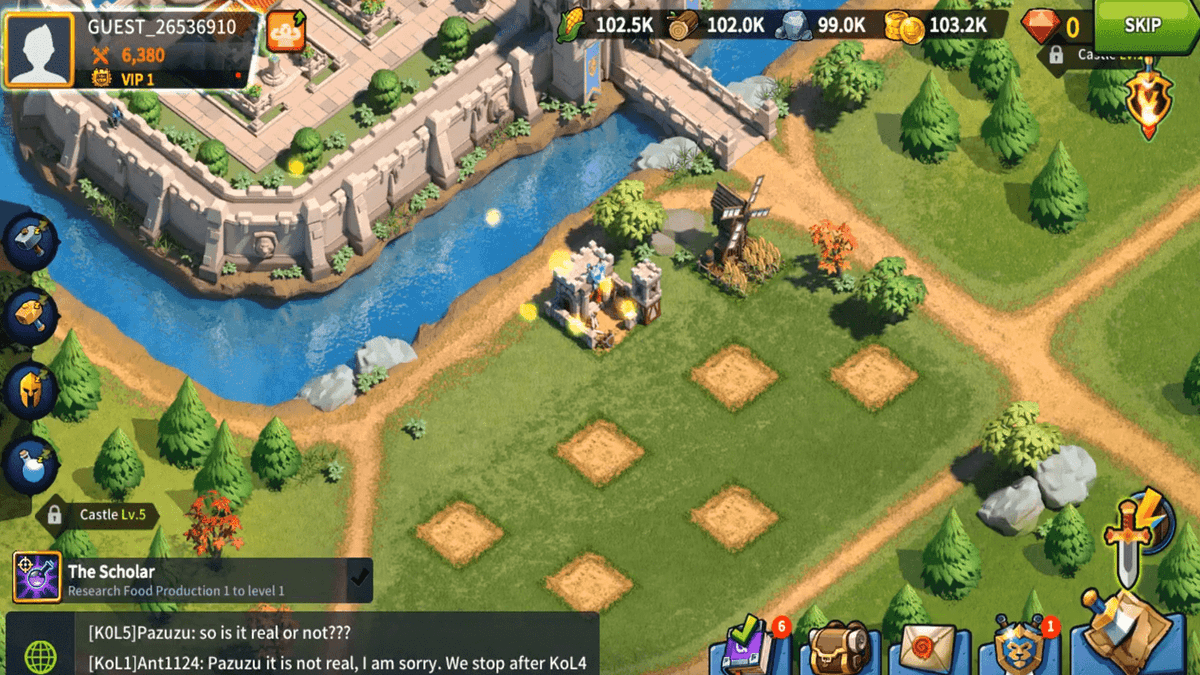 League of Kingdoms is a free world NFT, Play to Earn, game where all of the land and assets are owned by the players.