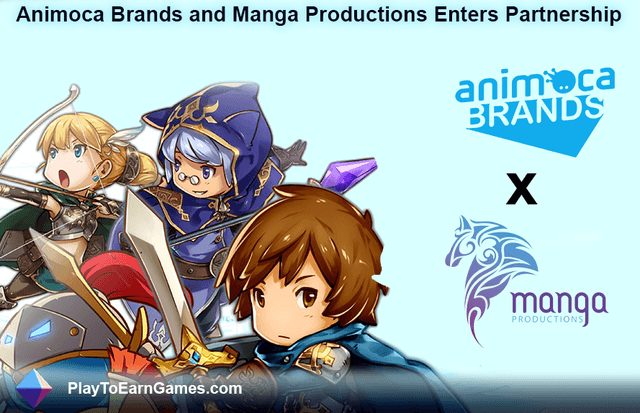 Animoca Brands and Manga Productions Enters Partnership