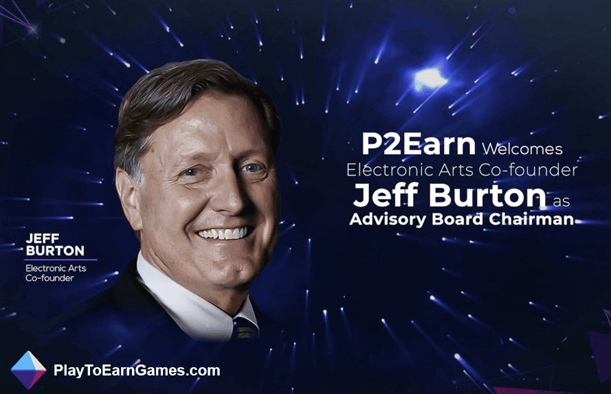 P2Earn Inc Web3 Hires Jeff Burton