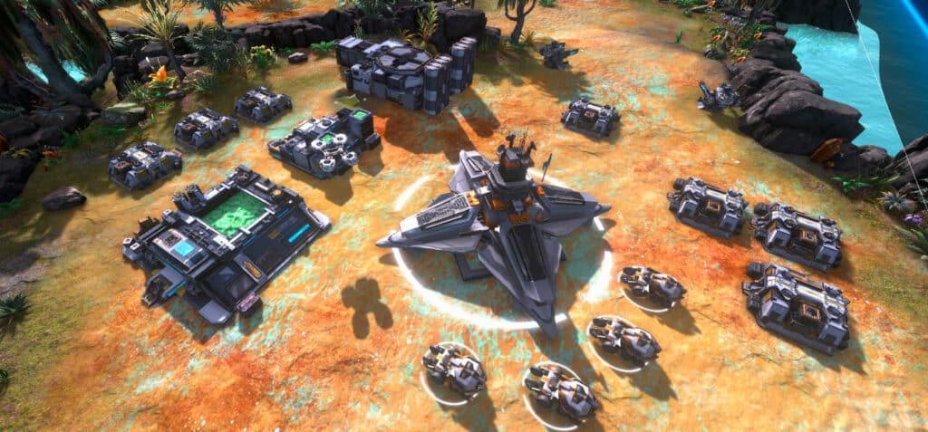 A free-to-play classic real-time strategy (RTS) game in which players gather resources, lead armies, and engage in combat in the science-fiction world of Thalon.