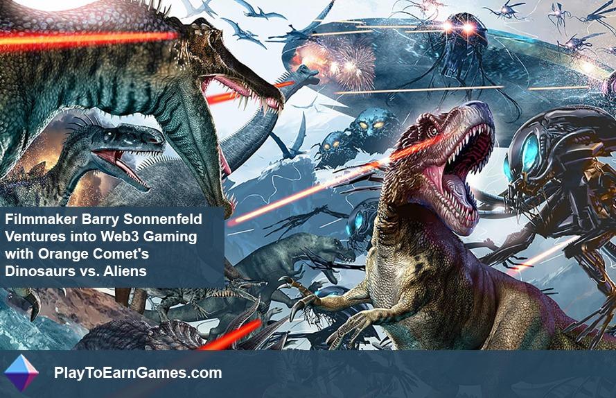 Barry Sonnenfeld's Orange Comet's Dinosaurs vs. Aliens enters Web3 Gaming