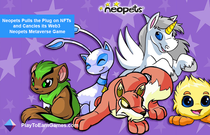 Neopets discontinues NFTs and Web3 Neopets Metaverse Game