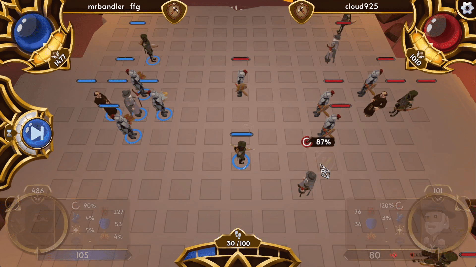 Experience a RPG-inspired turn-based tactics PvP multiplayer title that melds chess-like strategy with the thrill of gathering items.